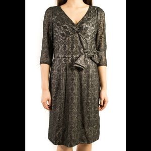 Marc by Marc jacobs black shimmer lace dress 4